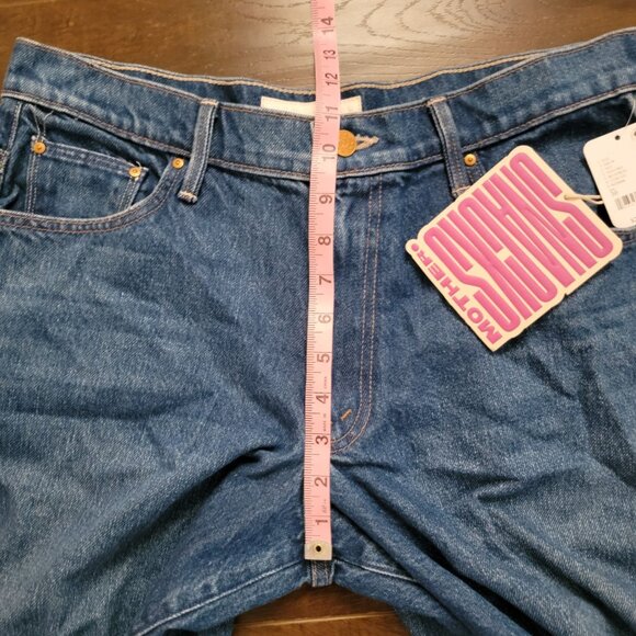 Snacks by MOTHER The Rigatoni Sneak Jeans Womens 30 Y2K Boho Baggy Relaxed - Picture 5 of 8
